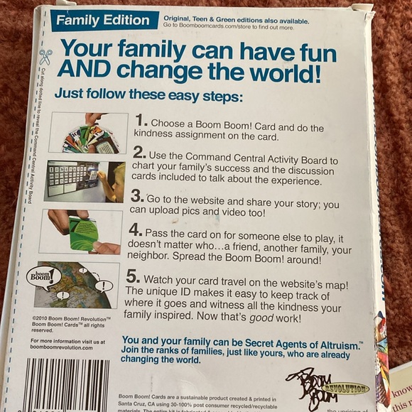 BUNDLE/3 Boom Boom Cards / Kids Make It Better Book / Every Minute on Earth Book - Picture 6 of 11